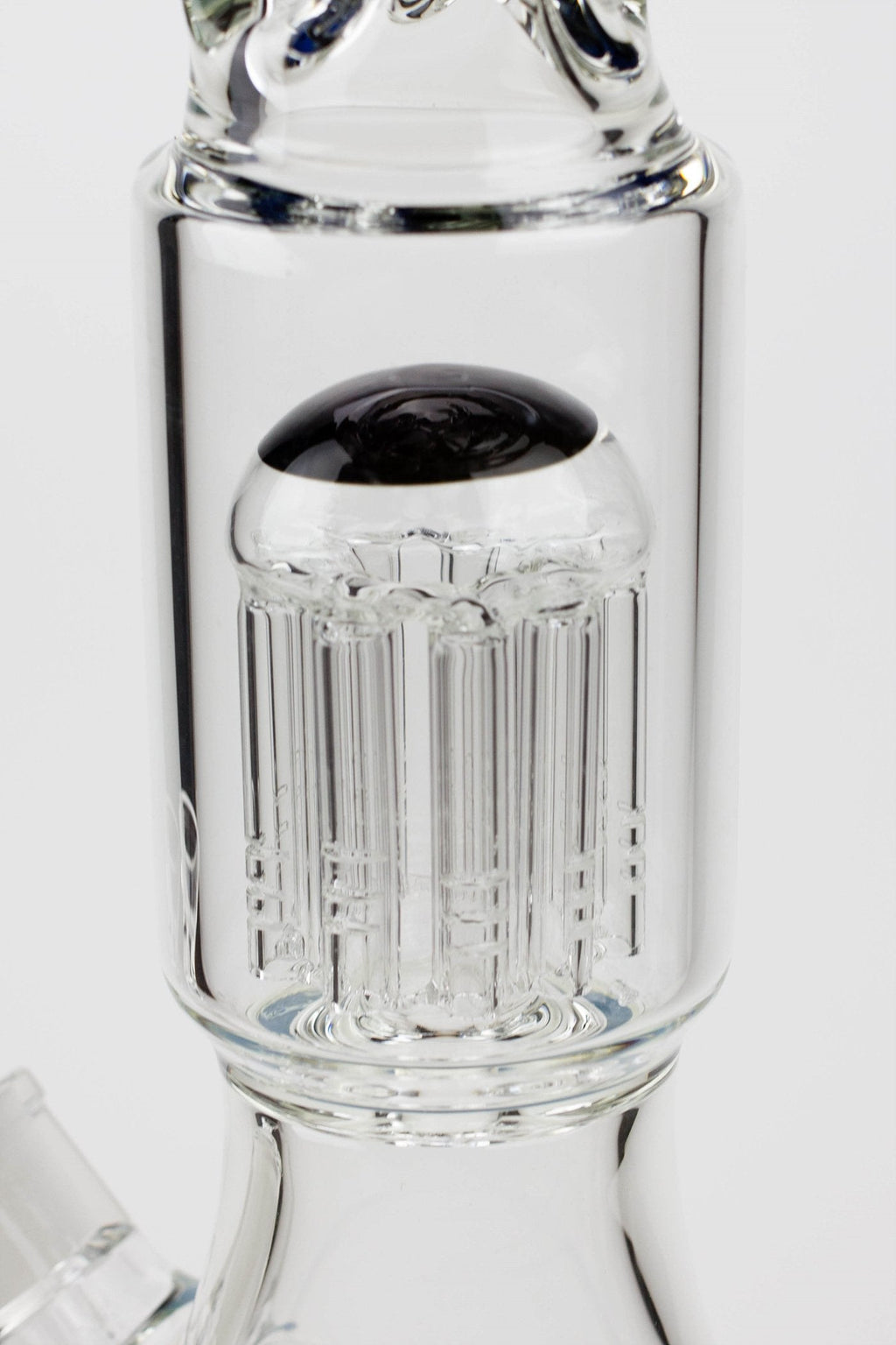 16"  glass / 7 mm / single tree arm glass water bong