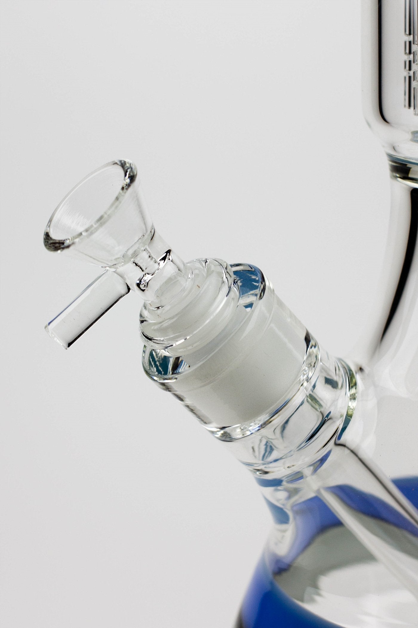 16"  glass / 7 mm / single tree arm glass water bong