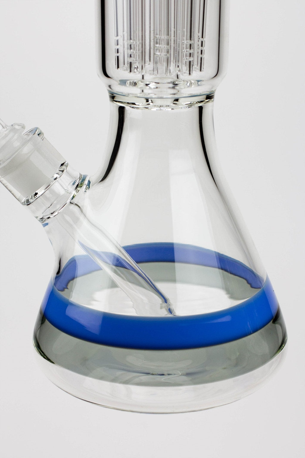 16"  glass / 7 mm / single tree arm glass water bong