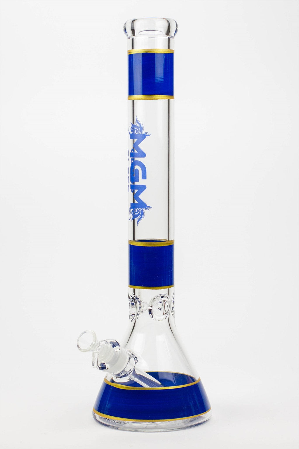 18" glass / 7 mm / beaker glass water bong