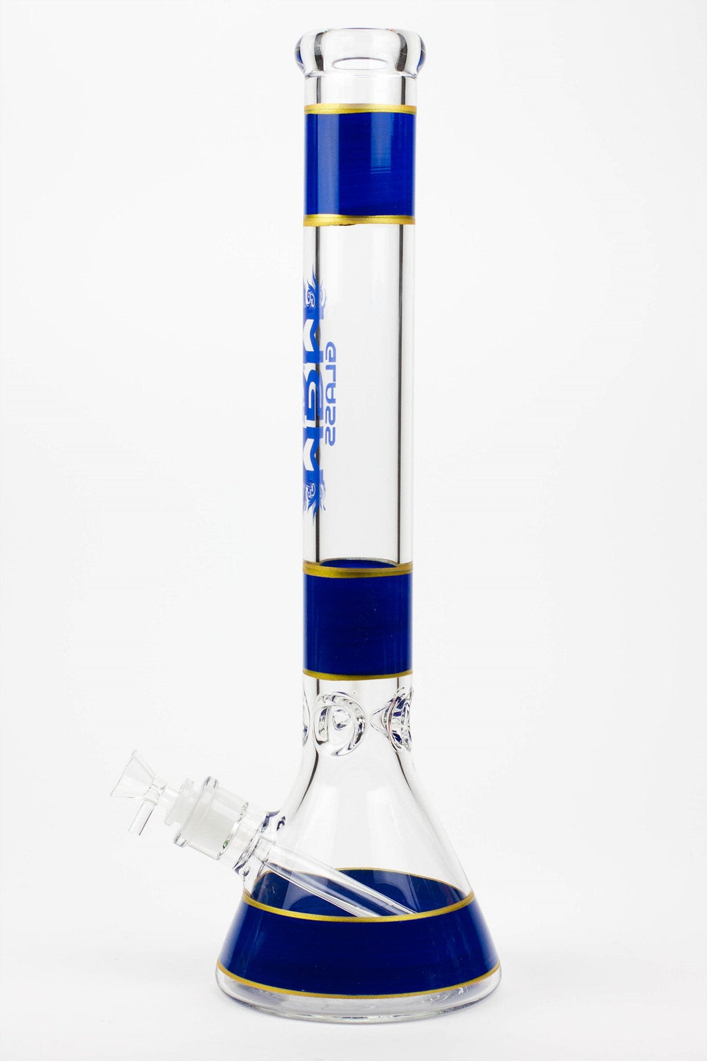 18" glass / 7 mm / beaker glass water bong