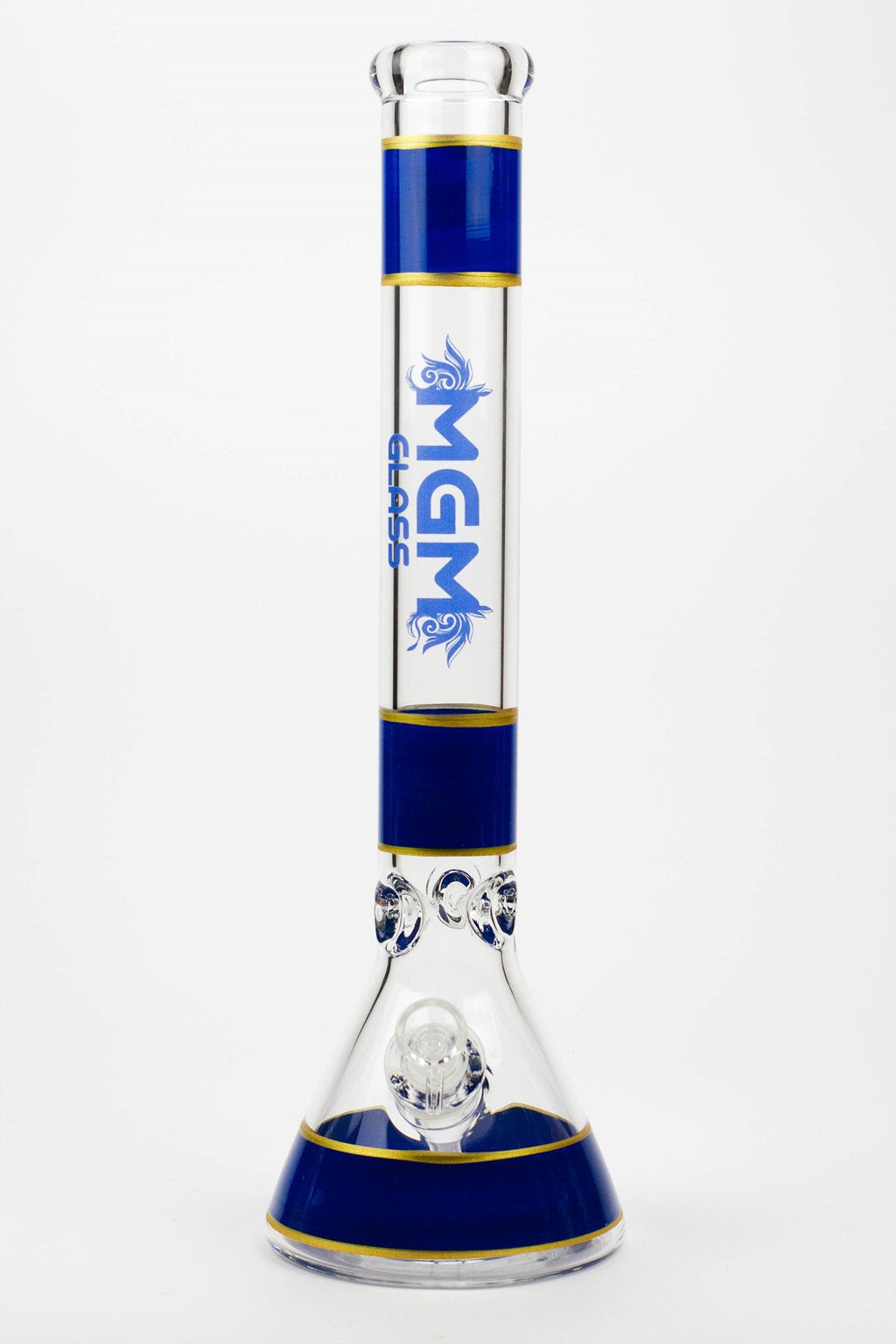 18" glass / 7 mm / beaker glass water bong