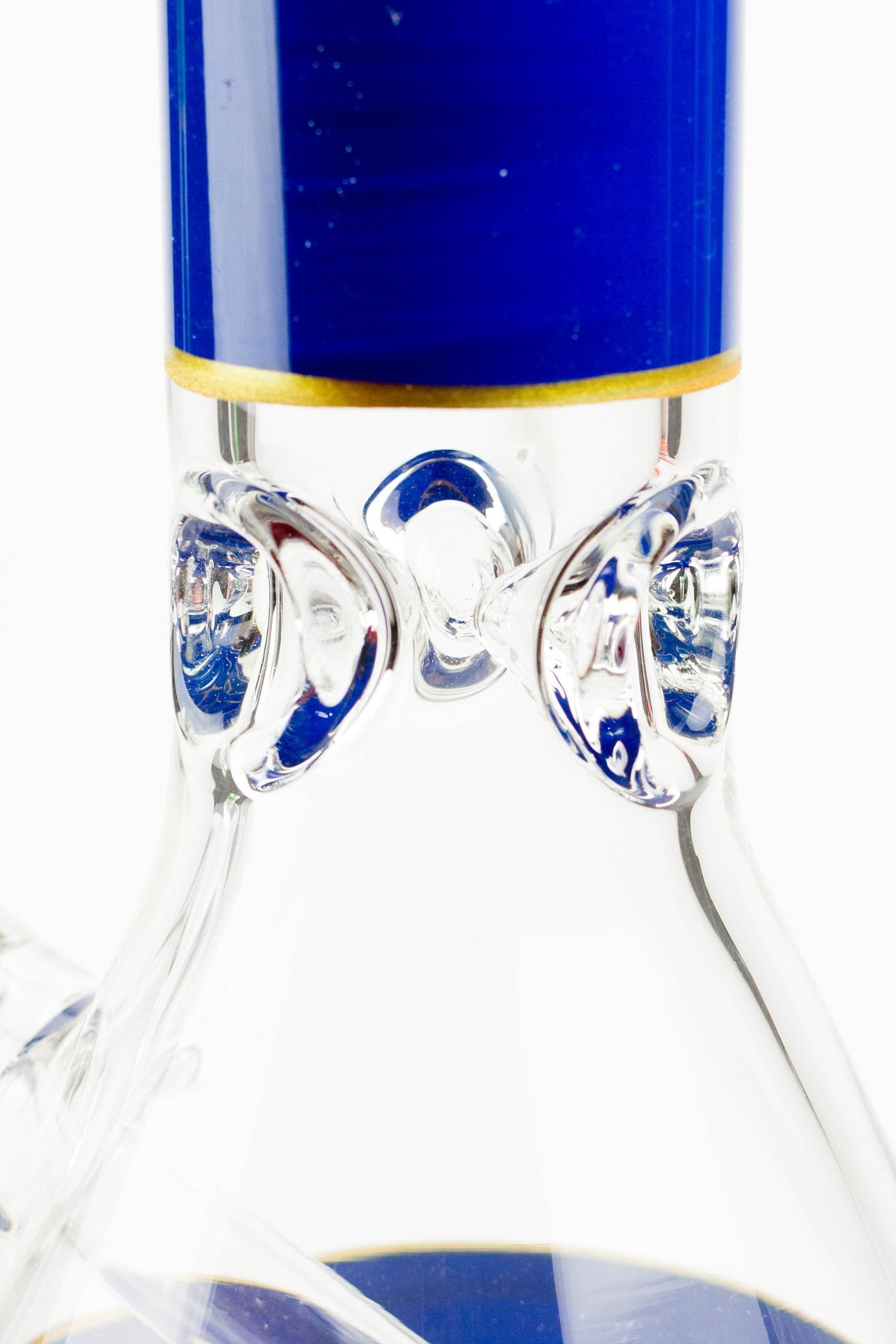 18" glass / 7 mm / beaker glass water bong