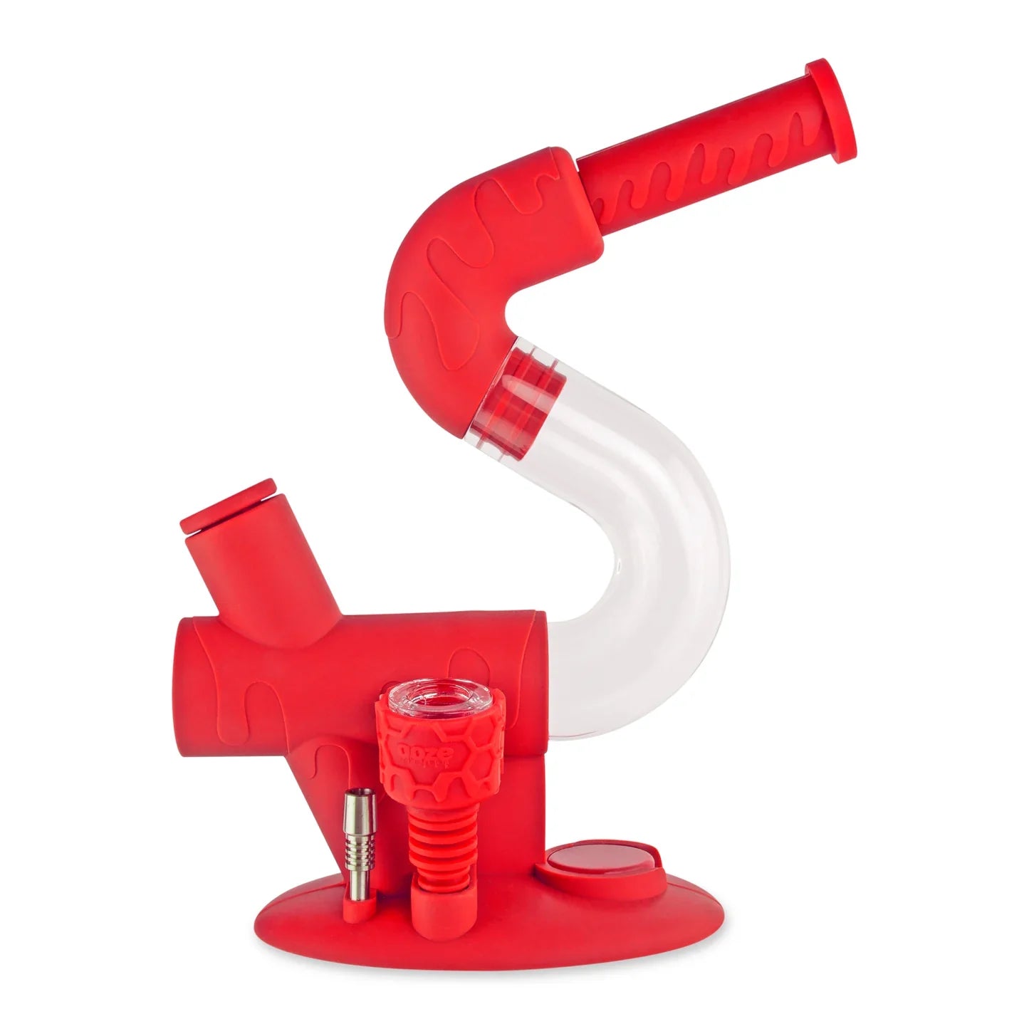 Ooze | Swerve Silicone Water Pipe, Dab Rig & Dab Straw