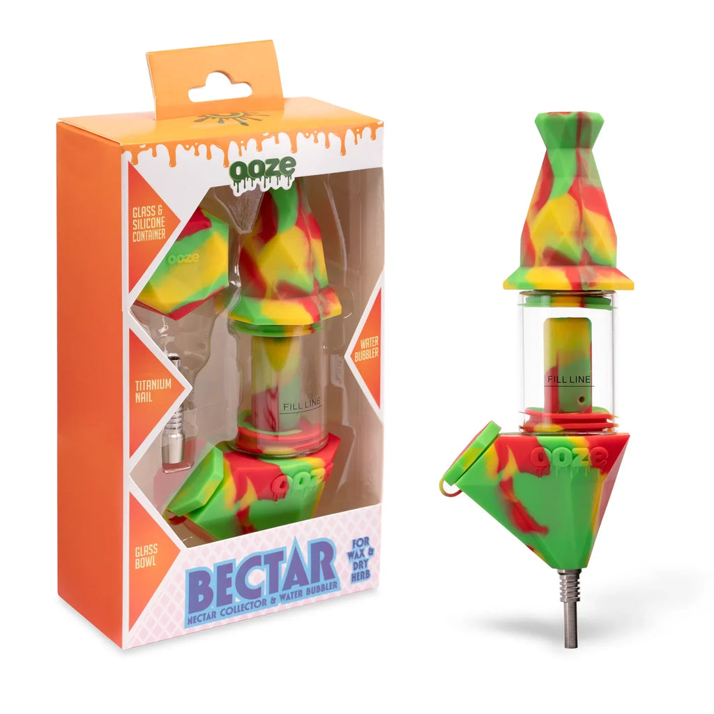 Ooze | Bectar – Silicone Bubbler & Dab Straw