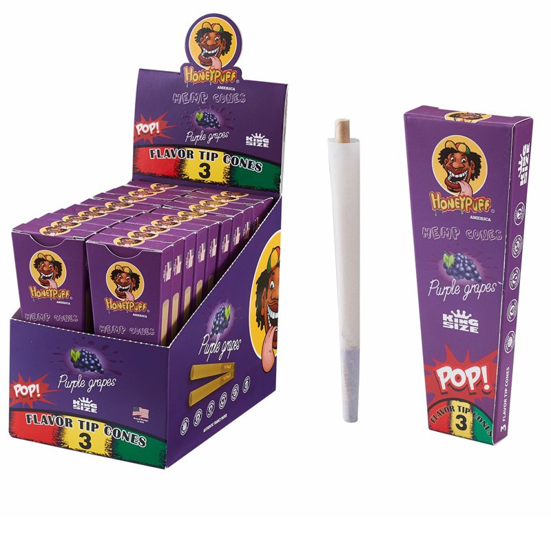 HoneyPuff | Pre-Rolled Flavored Cones – King Size (20 Packs/Display) [P1175]