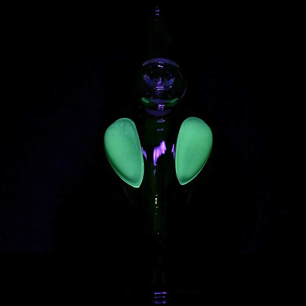 Hemper | 6" Alien Head Bong – Glow-in-the-Dark Eyes [PP5401ST]