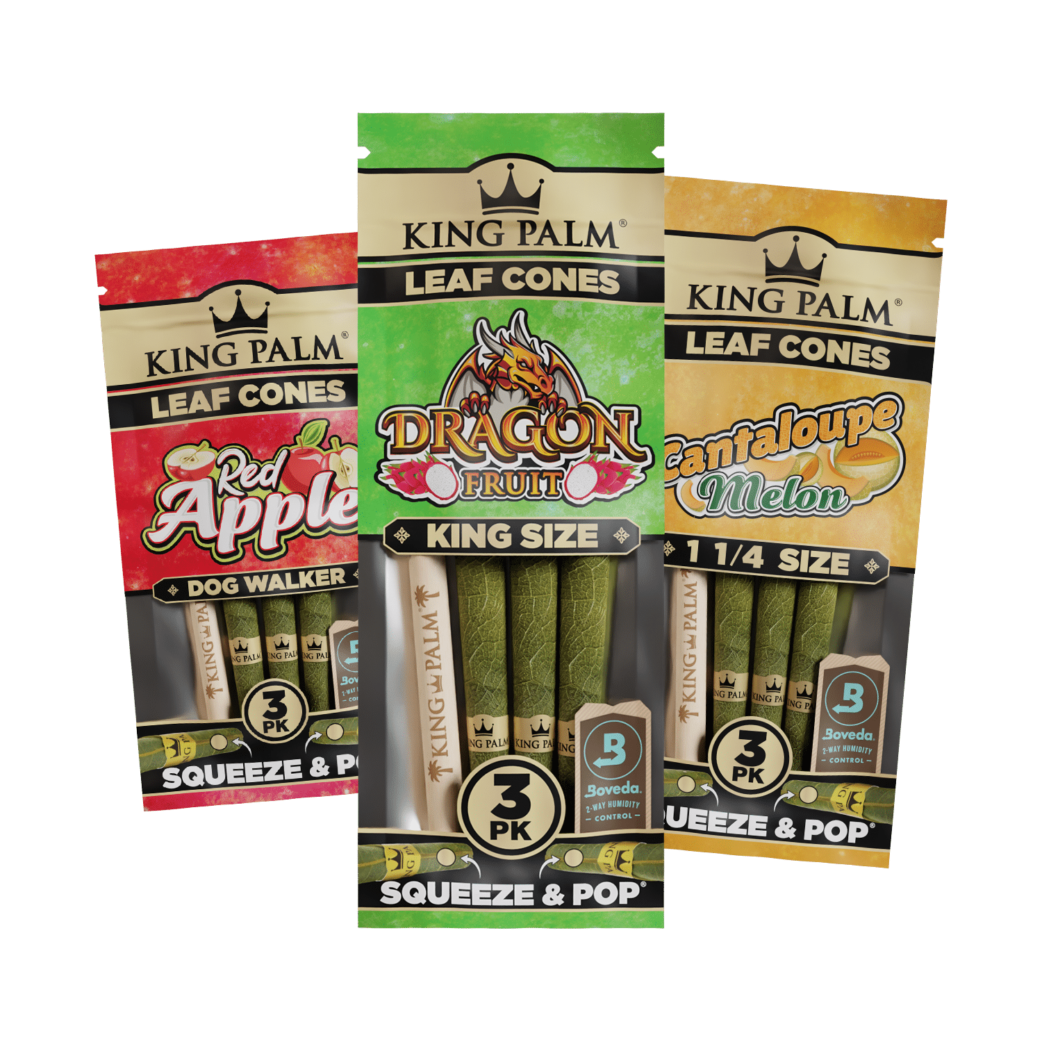 King Palm | Flavored Palm Cones – 3ct