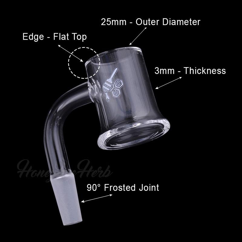 Honeybee Herb - HONEY MUG QUARTZ BANGER - 90° DEGREE | YL