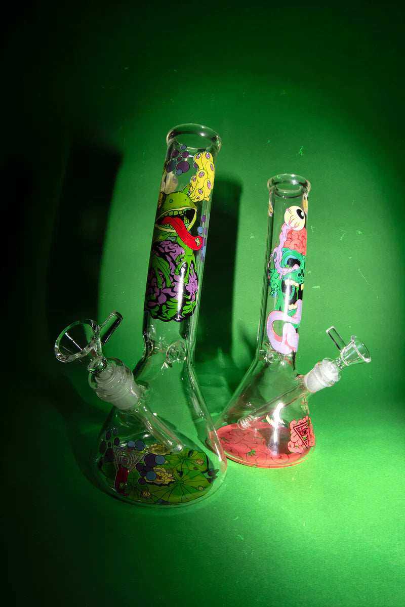 Red Eye Glass® | 12" Brain Frog Beaker (REG201)