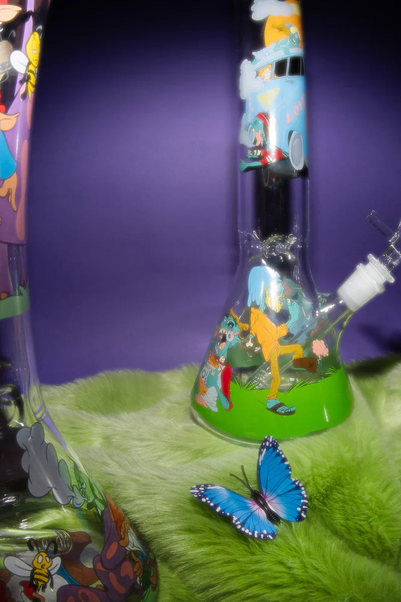 Red Eye Glass® | 10" Bong of the Living Dead Beaker (REG211)