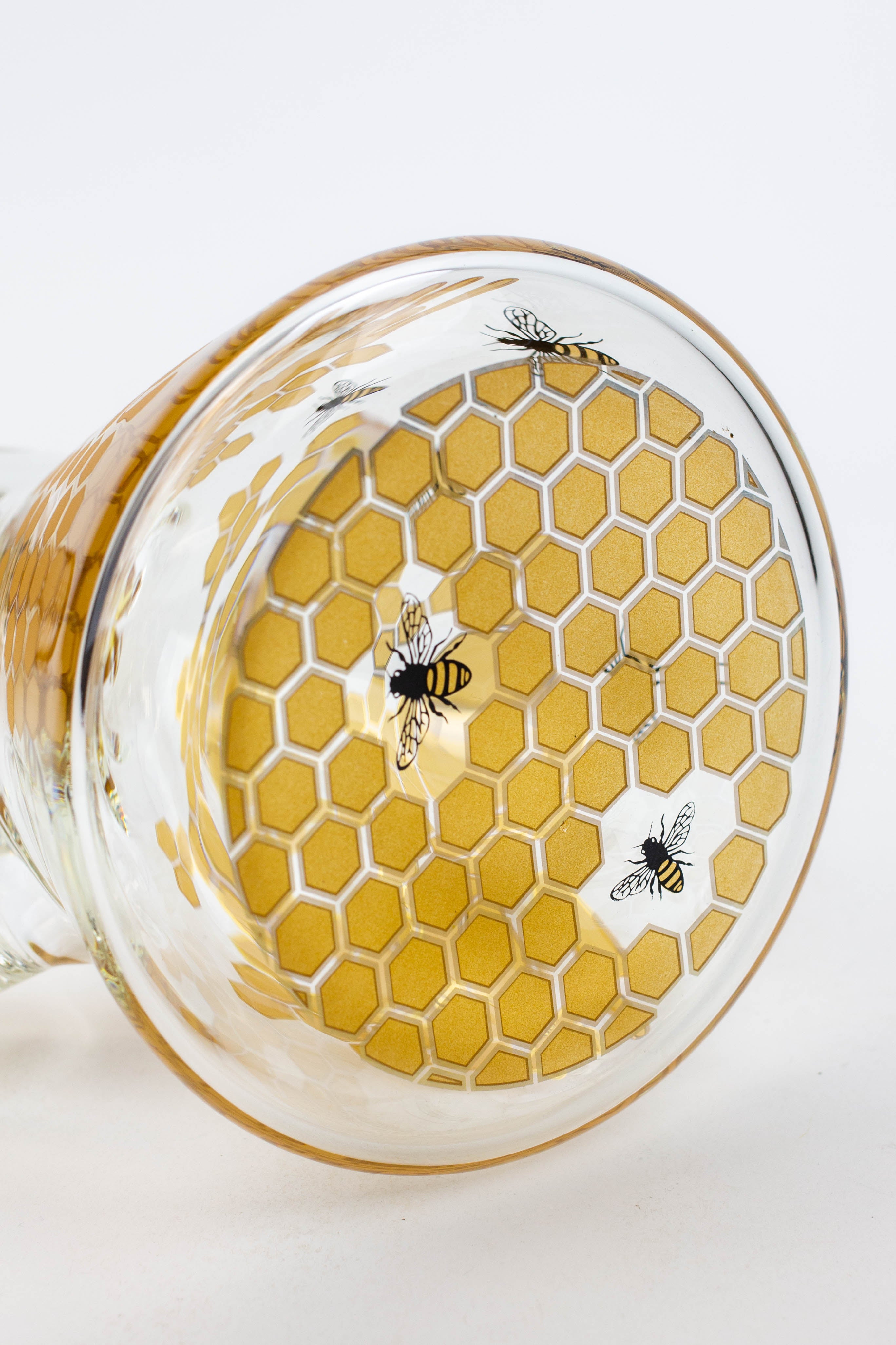 16" SOUL glass BEE / 9 mm / beaker glass bong  [S2076]