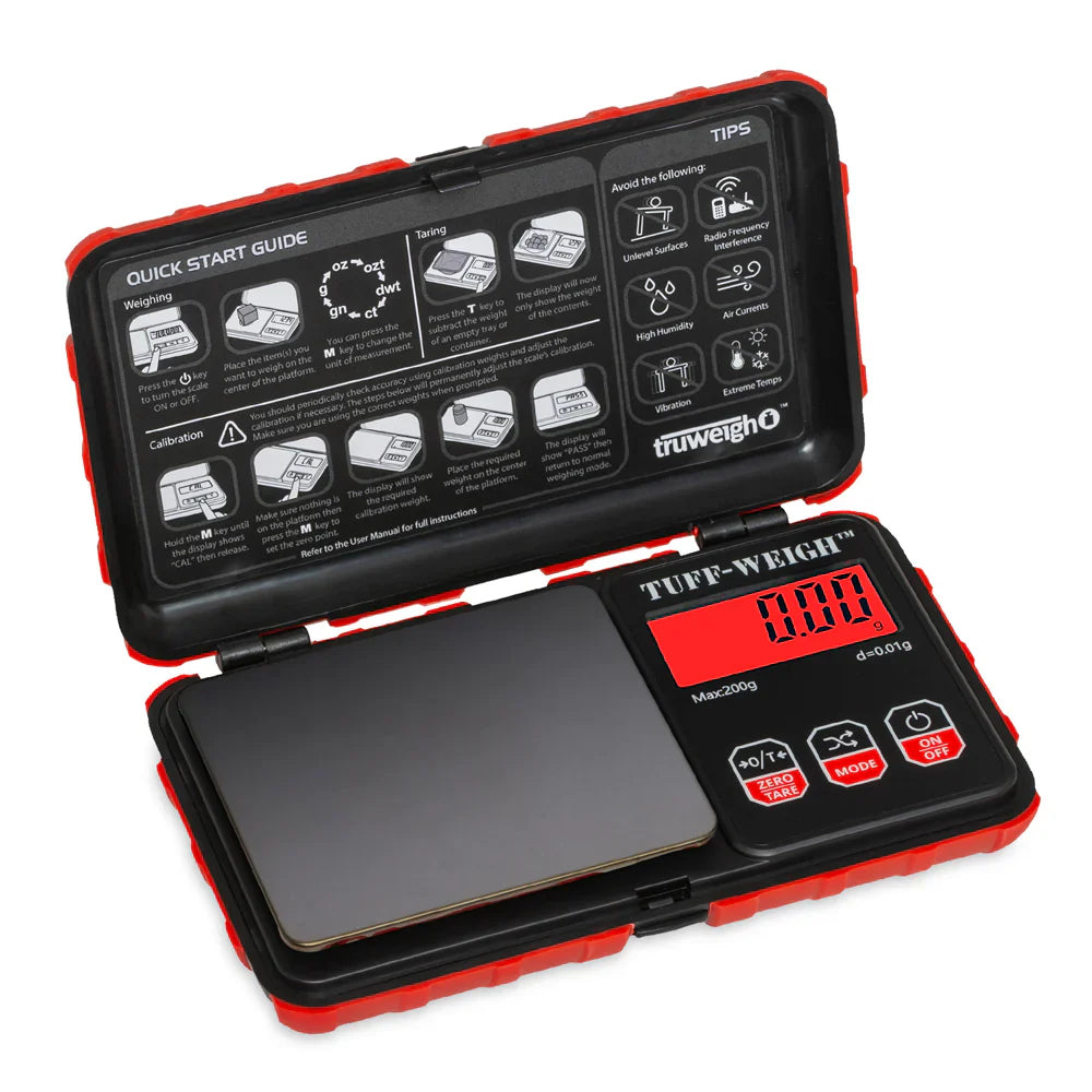 Truweigh | Tuff-Weigh Digital Mini Scale - 200g x 0.01g