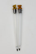Bear Glass Dabber with LED light [SKGA871] Pack of 2