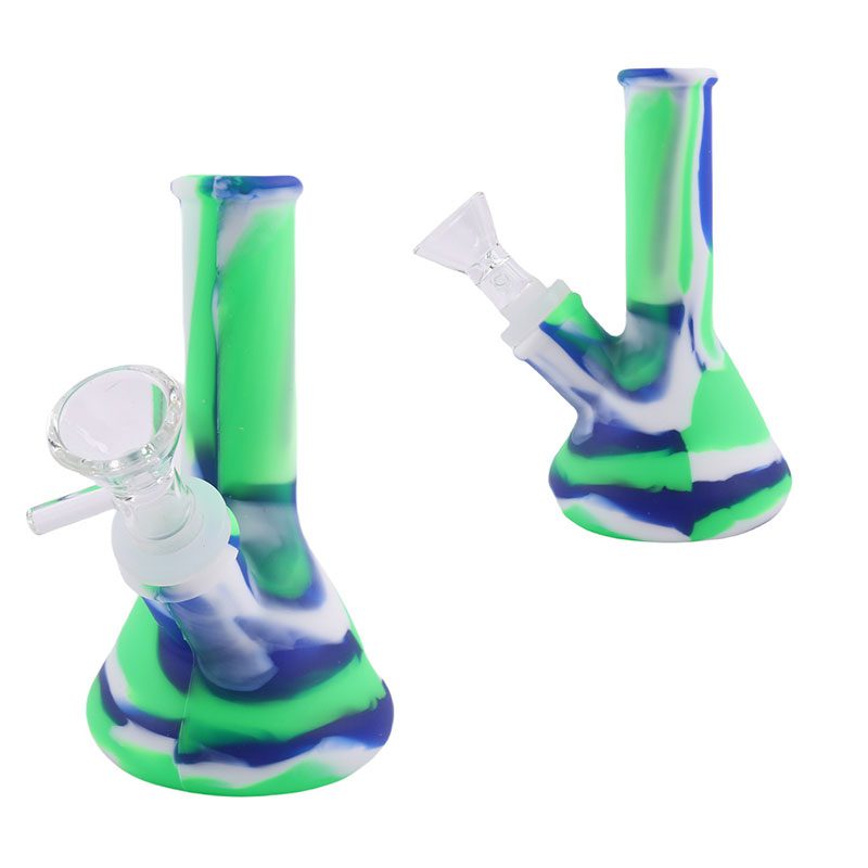 5″ Silicone Simple Style Mini Bong [SMKE-070]