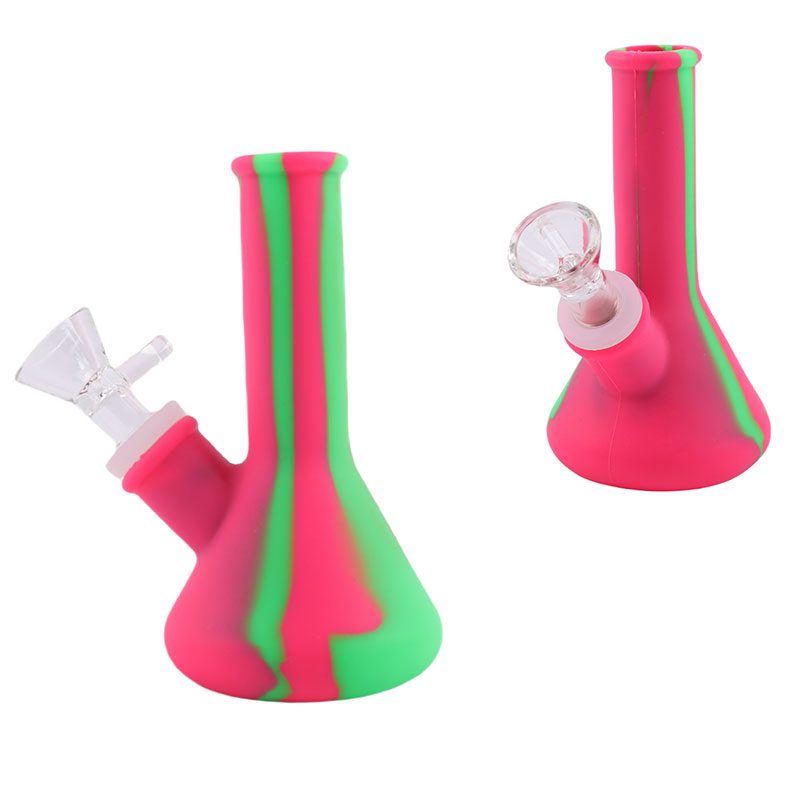 5″ Silicone Simple Style Mini Bong [SMKE-070]