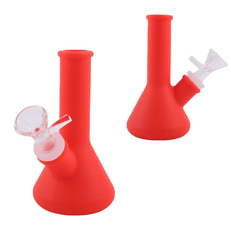 5″ Silicone Simple Style Mini Bong [SMKE-070]