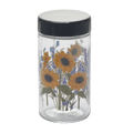 180ml Glass Storage Jar with Sticker Design – Compact & Stylish [SMKZ-145]
