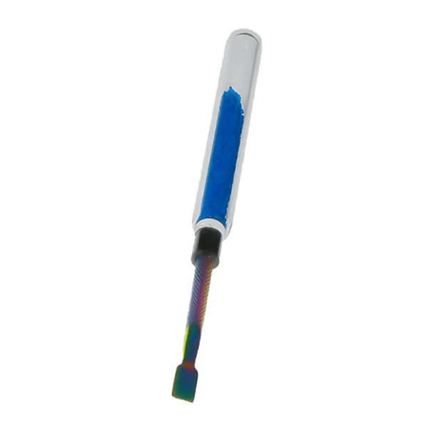 6″ Cute Candy Dabber Tool Poker – Glass & Metal Design [SMKZ153]
