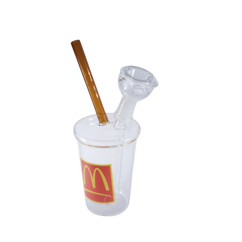 7″ McPuff Glass Hookah Cup – Big M Design [SMKZ182]