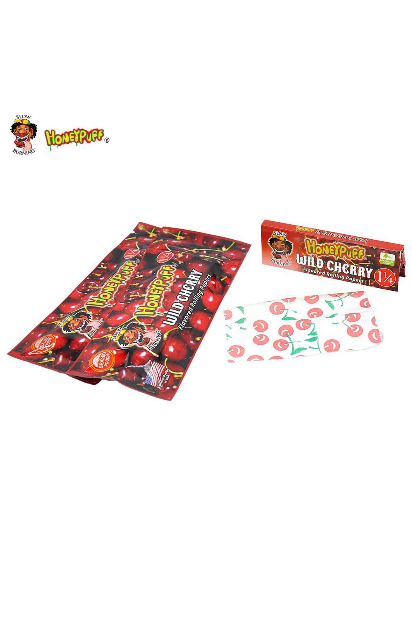 HONEYPUFF 1 1/4 FRUIT FLAVORED ROLLING PAPERS