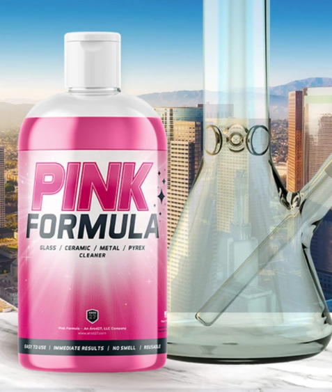 Pink Formula 16oz Reusable glass and pipe cleaner