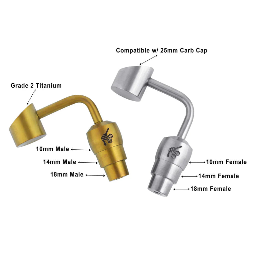 Honeybee Herb | TITANIUM 2 IN 1 BANGER DAB NAIL