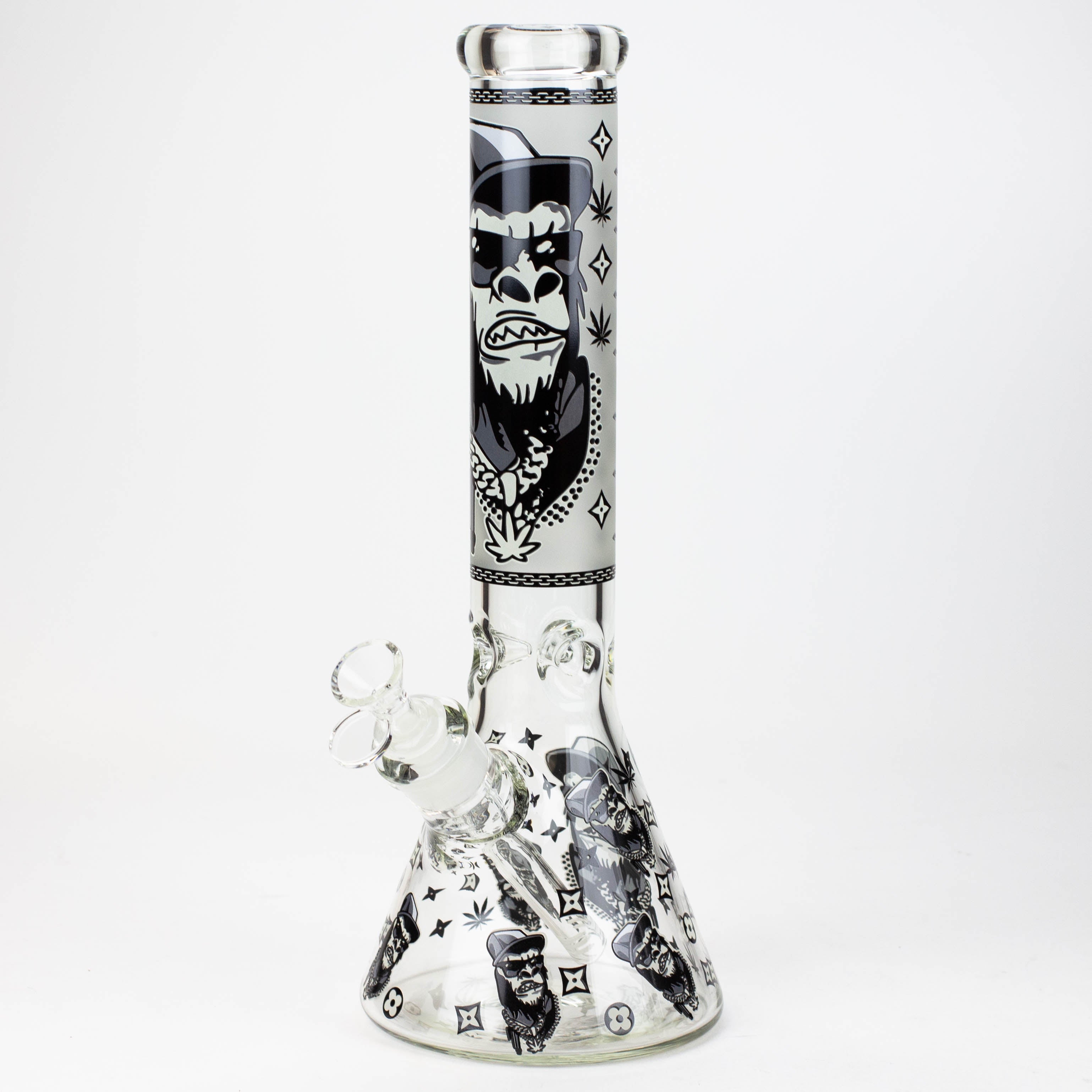 14" Gorilla Glow in the Dark Beaker 7mm