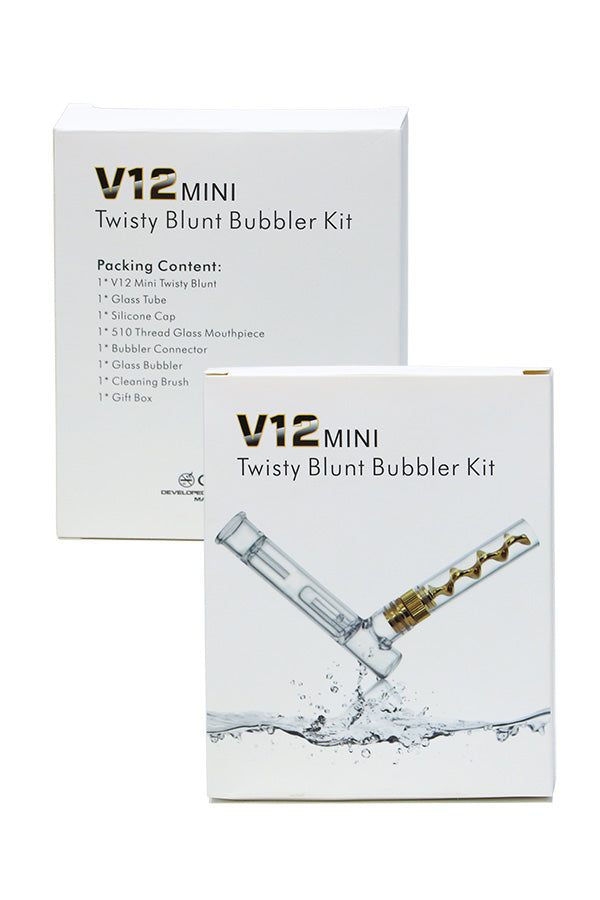 Mini Twisty Blunt Bubbler Kit [V12 Mini Kit]