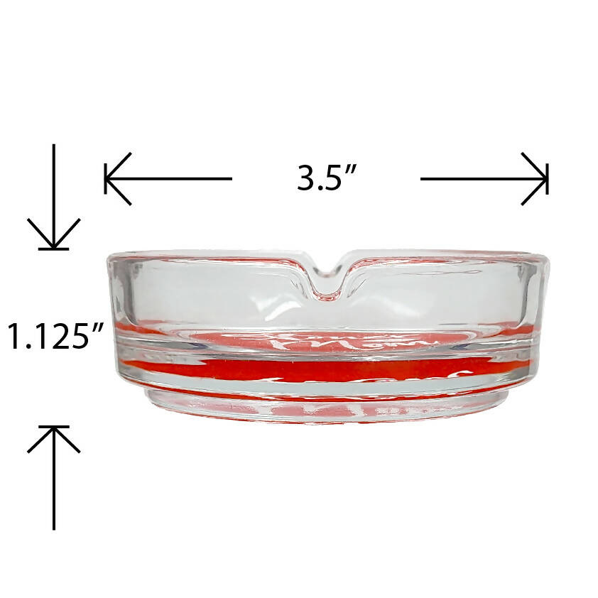 ASHTRAY AND STASH JAR SET - RED STONER MOM DESIGN