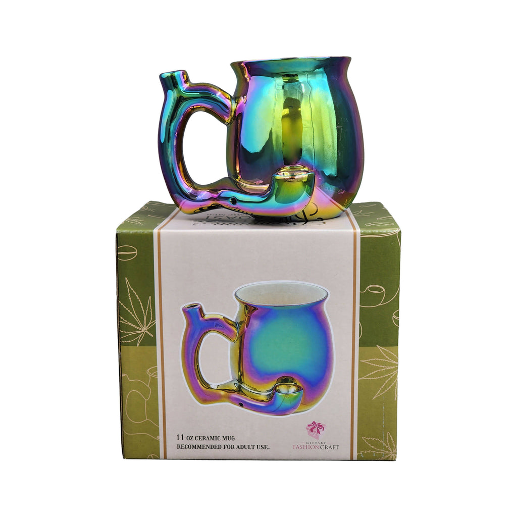 electroplated Iridescent Roast & Toast mug
