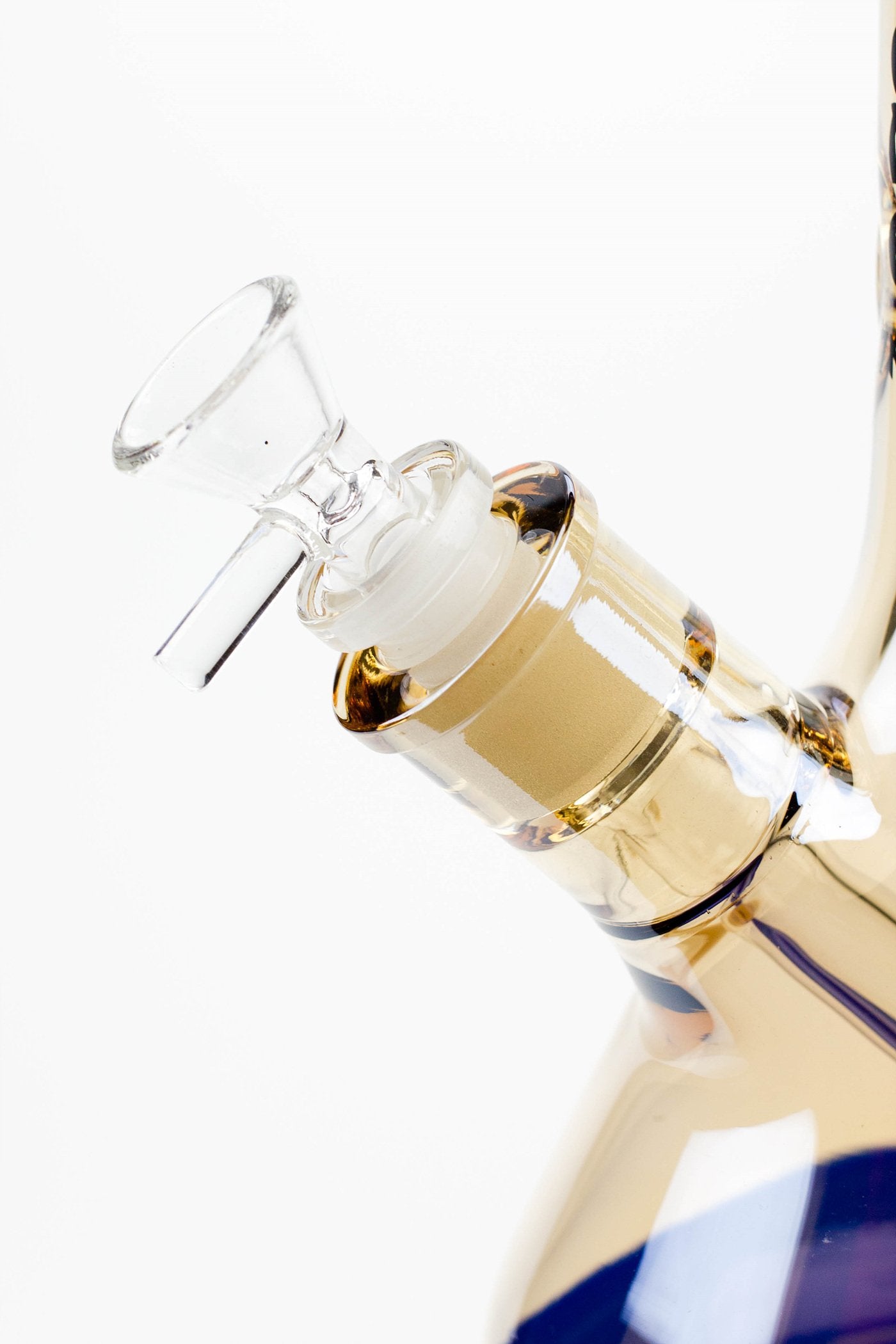 12" XTREME Glass / 7 mm / electro plate Glass beaker Bong