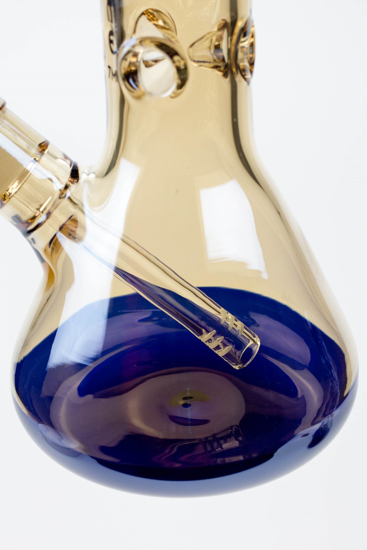 12" XTREME Glass / 7 mm / electro plate Glass beaker Bong