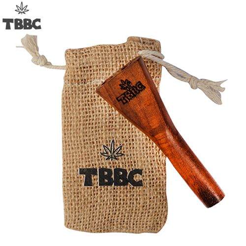 TBBC Double Barrel Wooden Joint Holder (2-in-1) | Wholesale Bulk Pack (64)