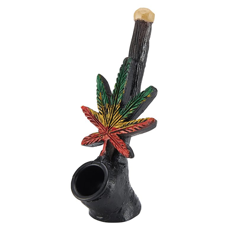 5" Smoking Pipe Leaf Design [YDS-001]