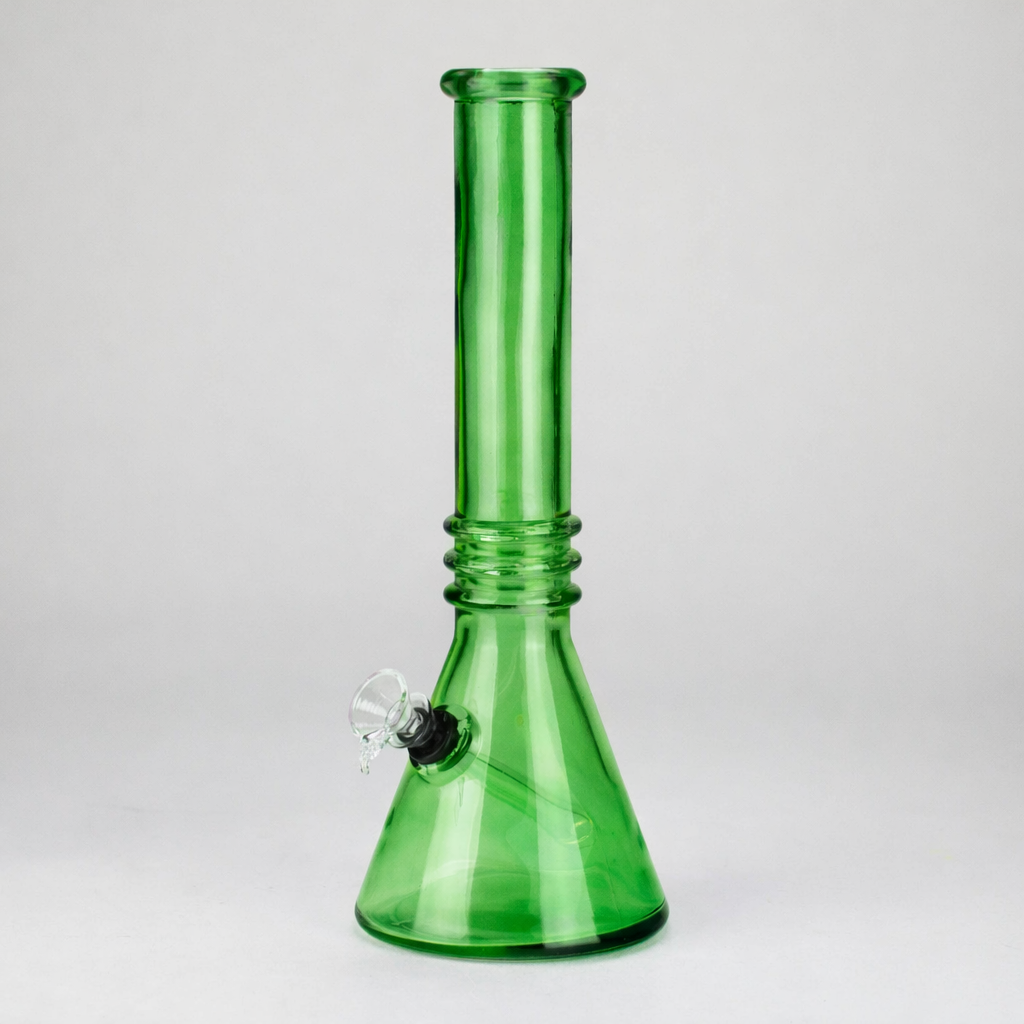 12" colored soft glass water bong  [HX4003N]