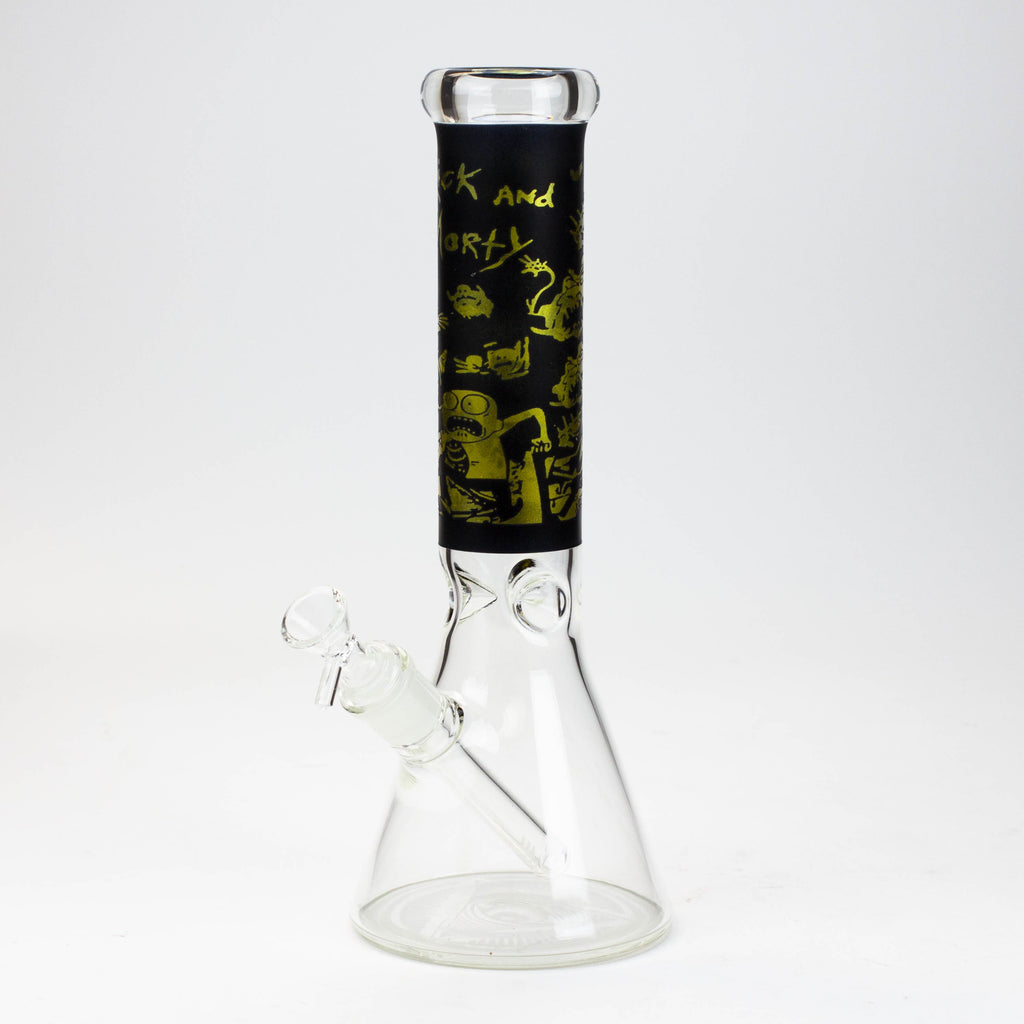 12" RM cartoon glass water bong [AA-B-OCT025]