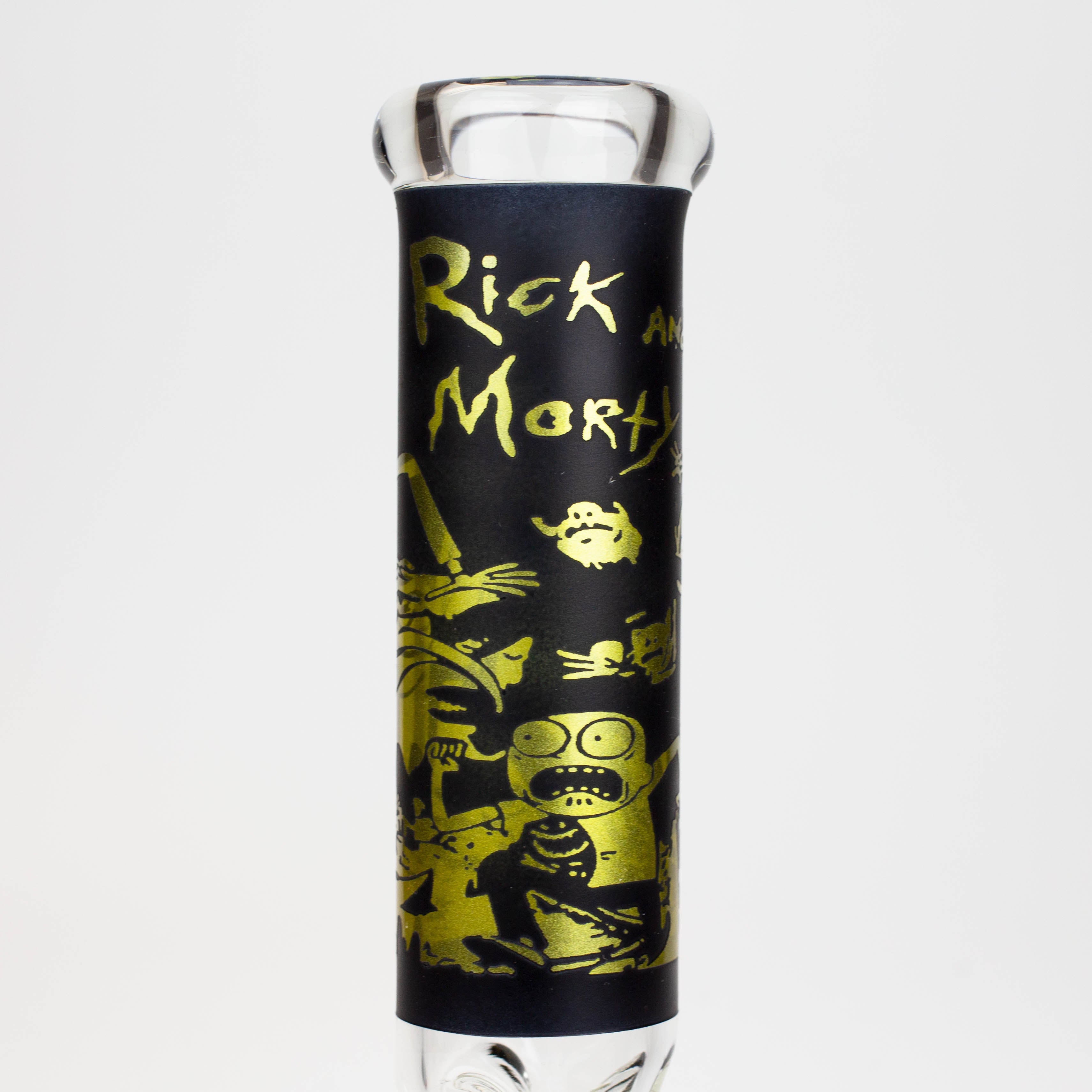 12" RM cartoon glass water bong [AA-B-OCT025]