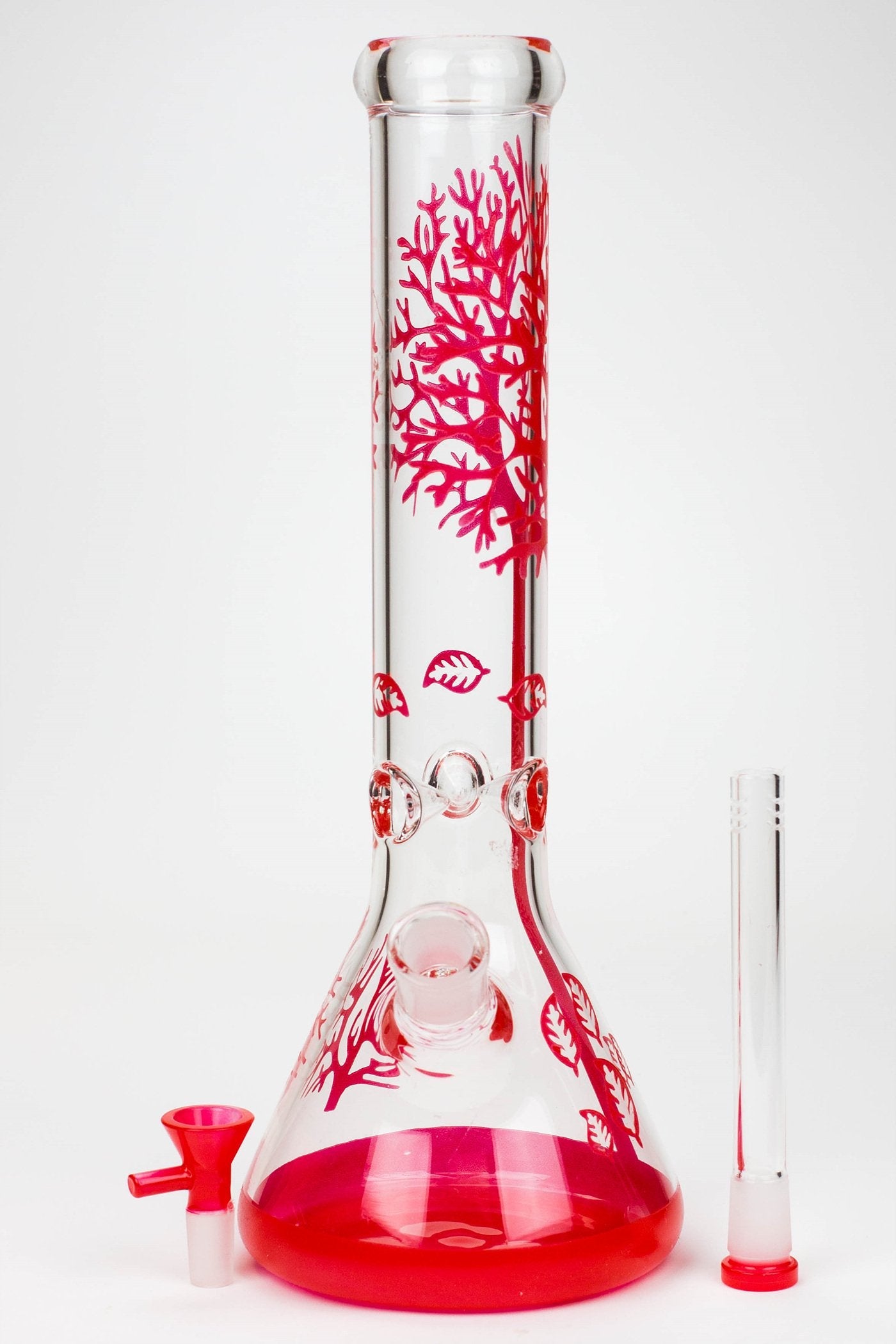 14" Tree of Life classic beaker glass bong