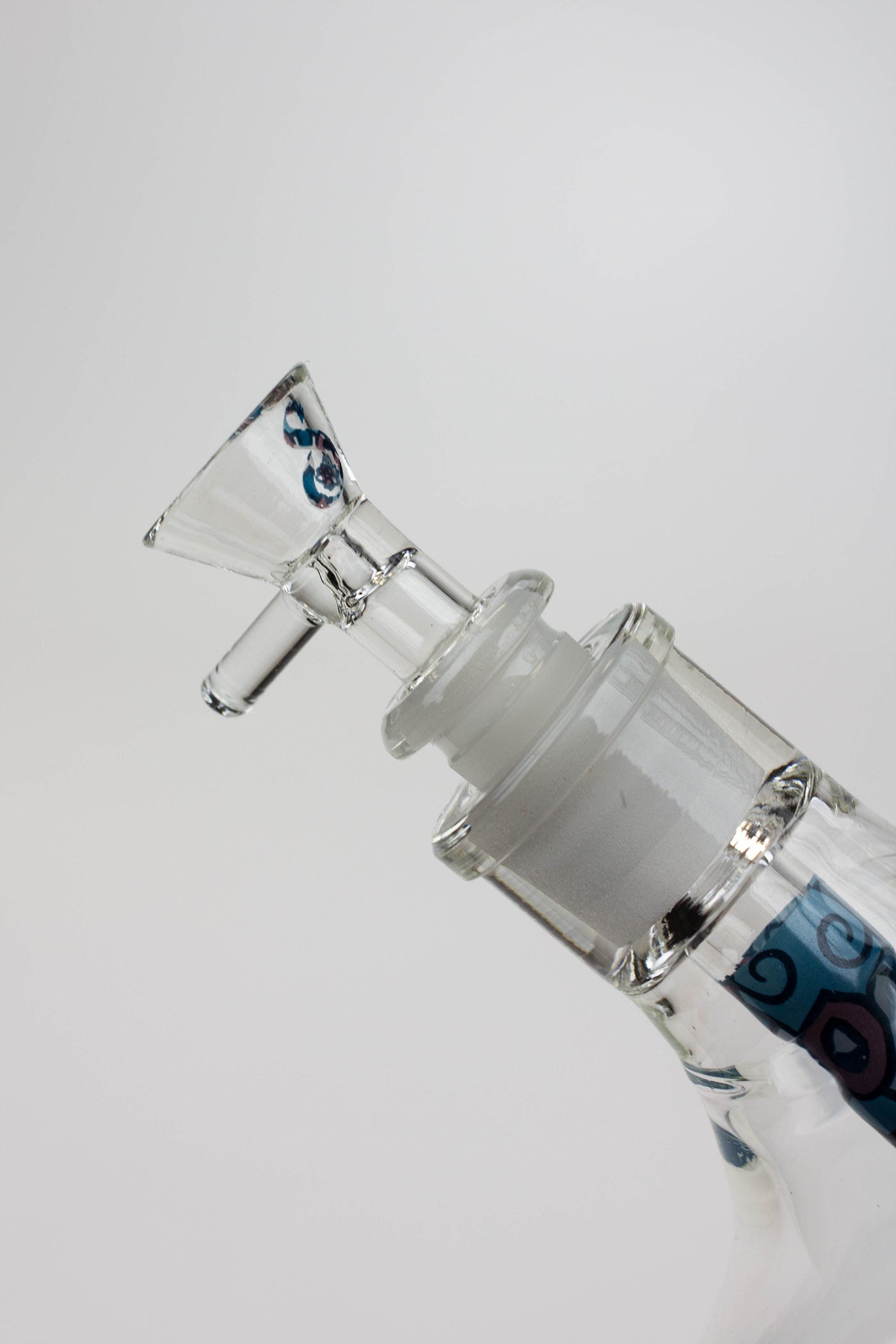 16.5" SOUL Glass 7mm Zig-zag glass water bong