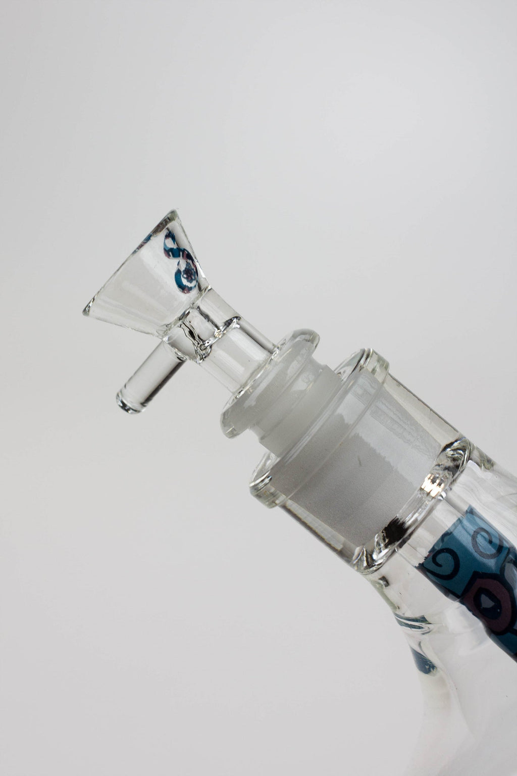 16.5" SOUL Glass 7mm Zig-zag glass water bong