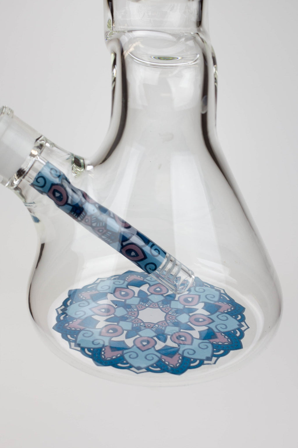 16.5" SOUL Glass 7mm Zig-zag glass water bong