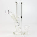 8" 2-in-1 clear tube glass Dab Rig [AKGA013]