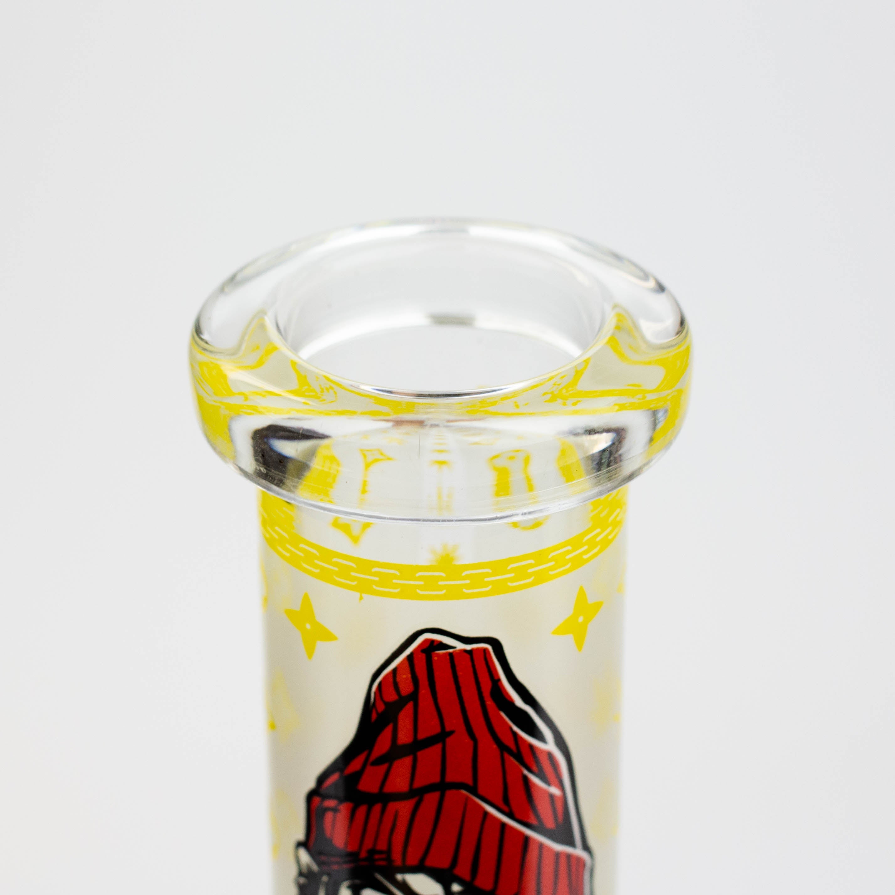 8" Gorilla cartoon glass water bong