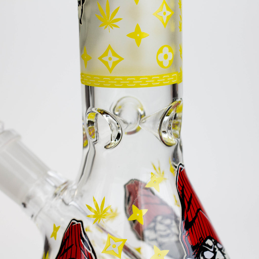 8" Gorilla cartoon glass water bong
