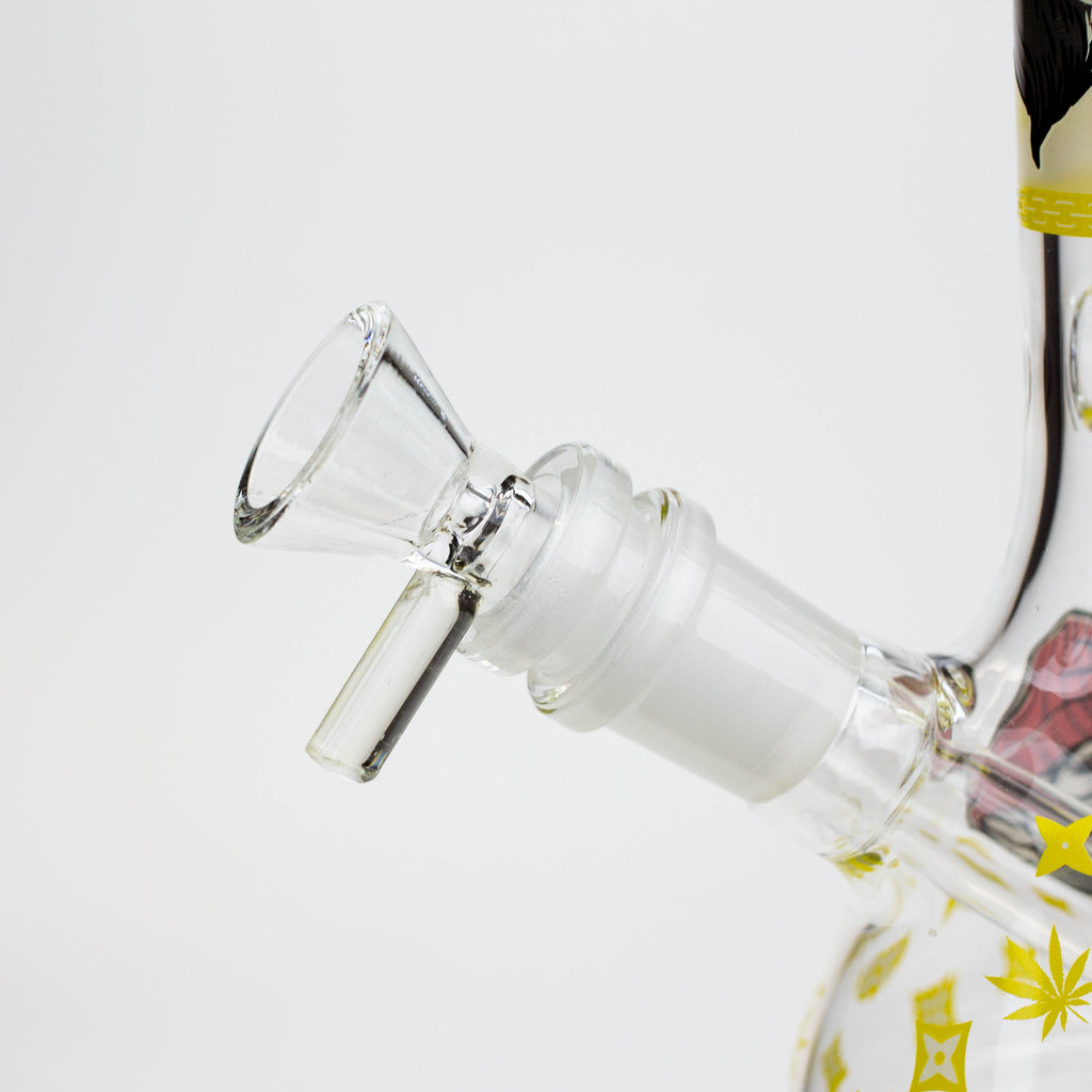 8" Gorilla cartoon glass water bong