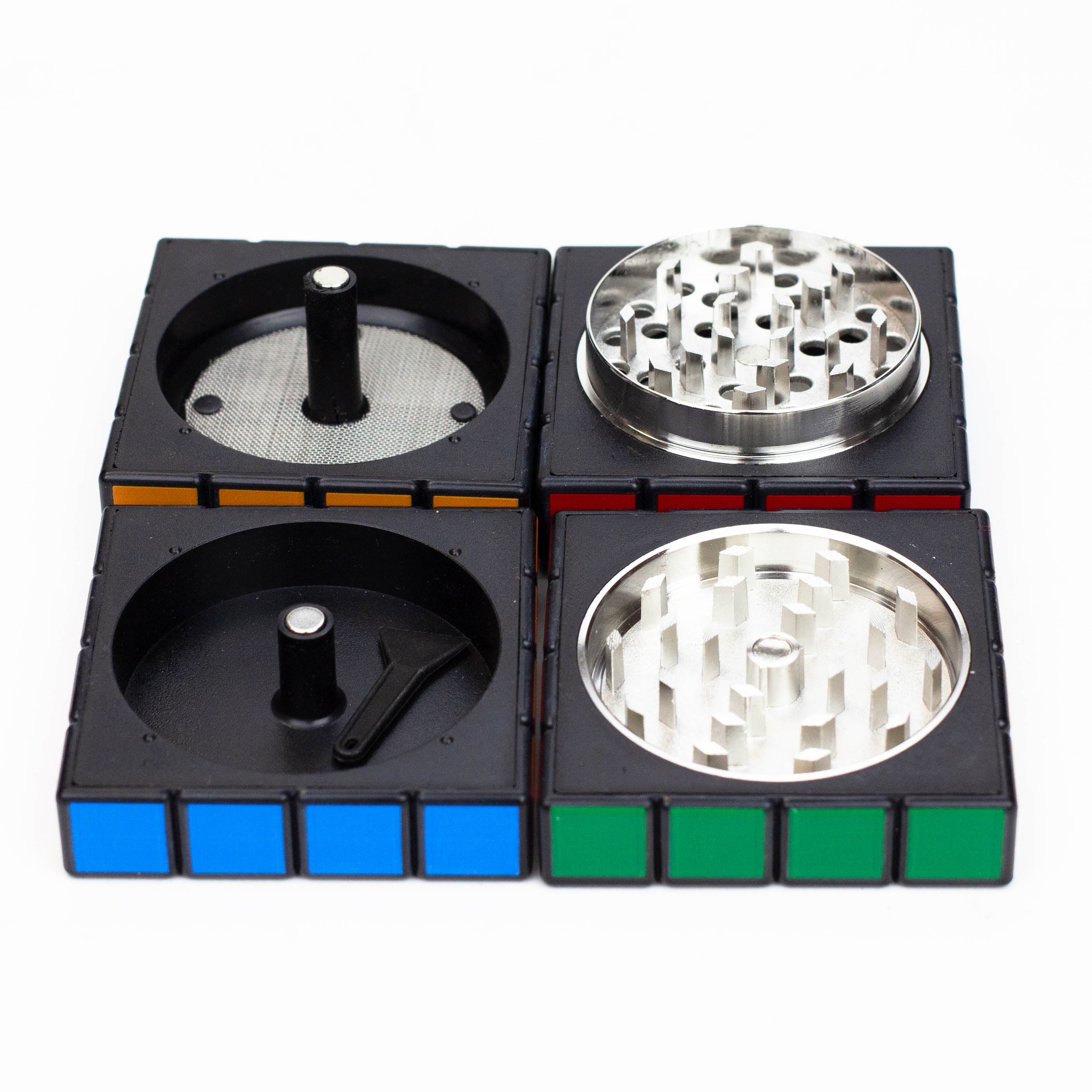 Cube Herb Grinder - 4 Parts