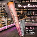 Blazy Susan | Pink 6 foot Inflatable Cone