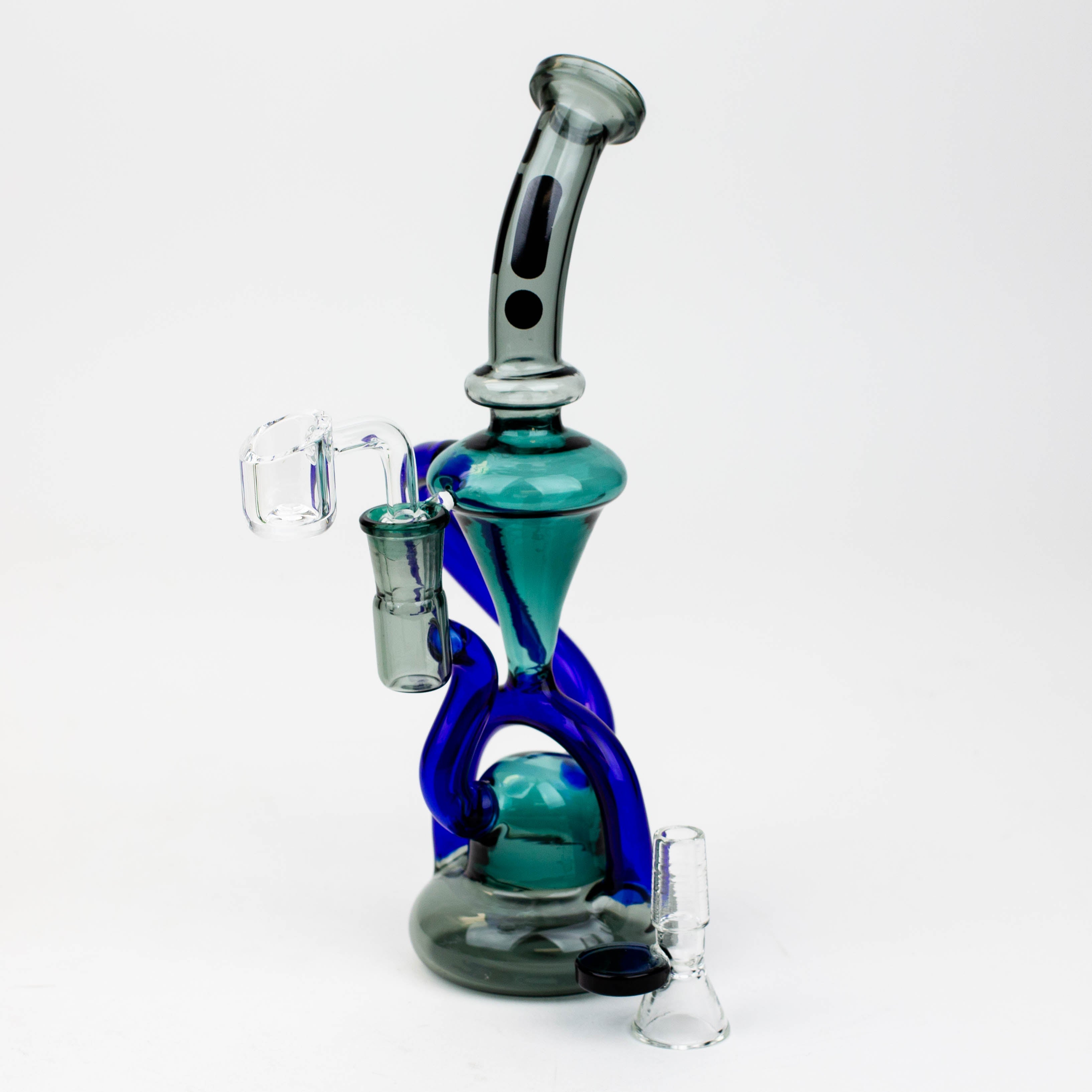 10" Infyniti Glass 2-in-1 recycler