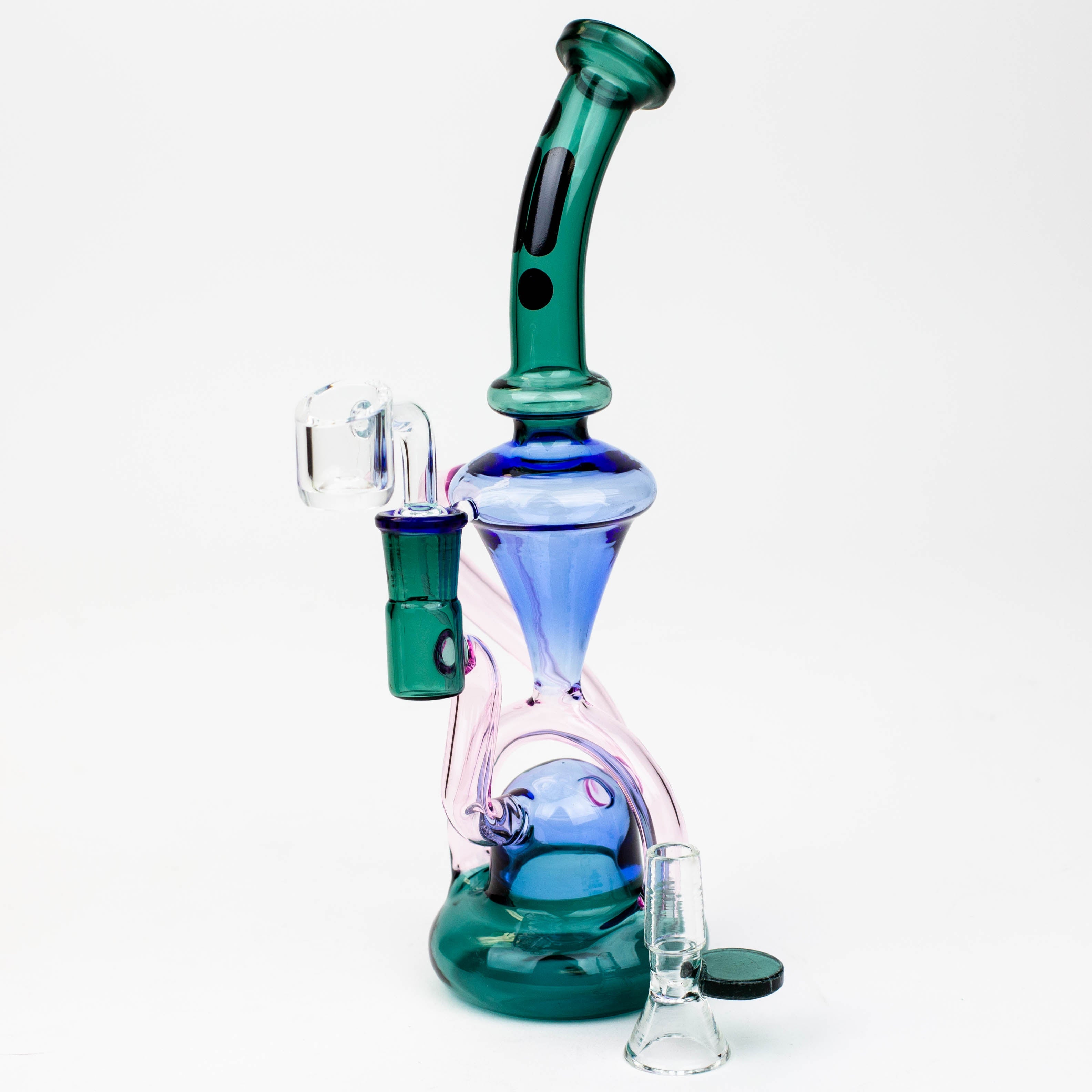 10" Infyniti Glass 2-in-1 recycler
